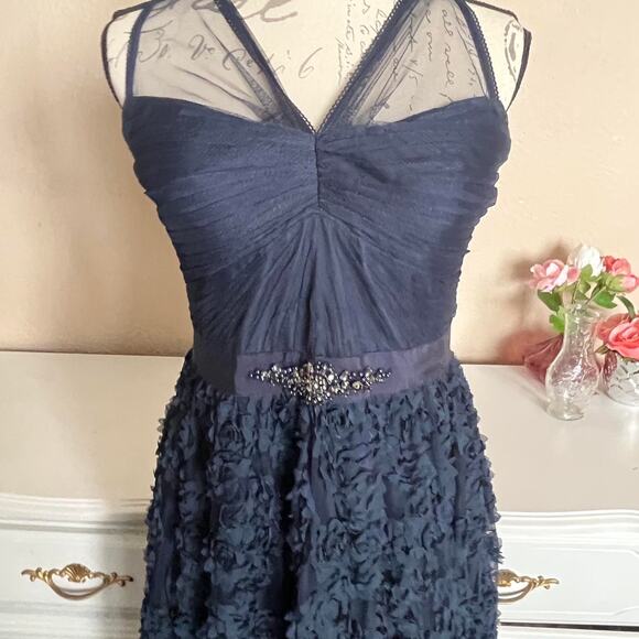 Black maxi floral gown - Picture 3 of 6